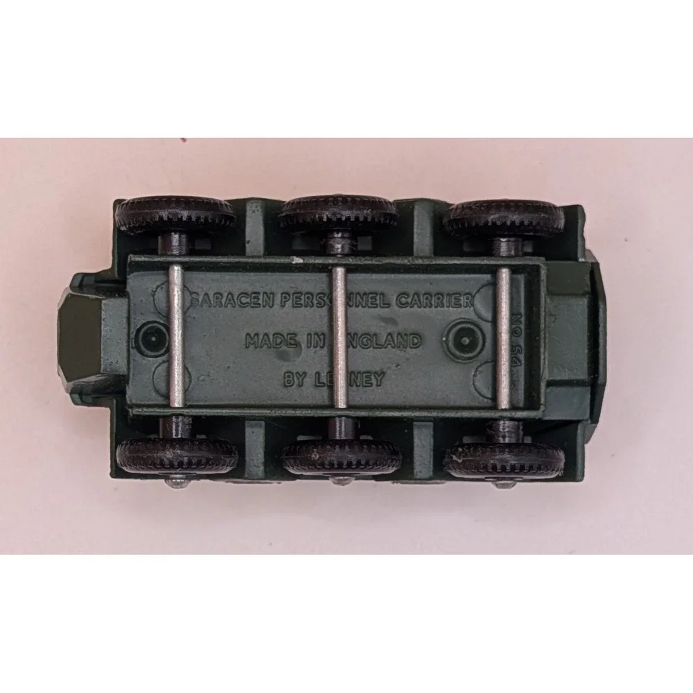 Vintage Matchbox No 54 Saracen Personnel Carrier Lesney Diecast Military Boxed